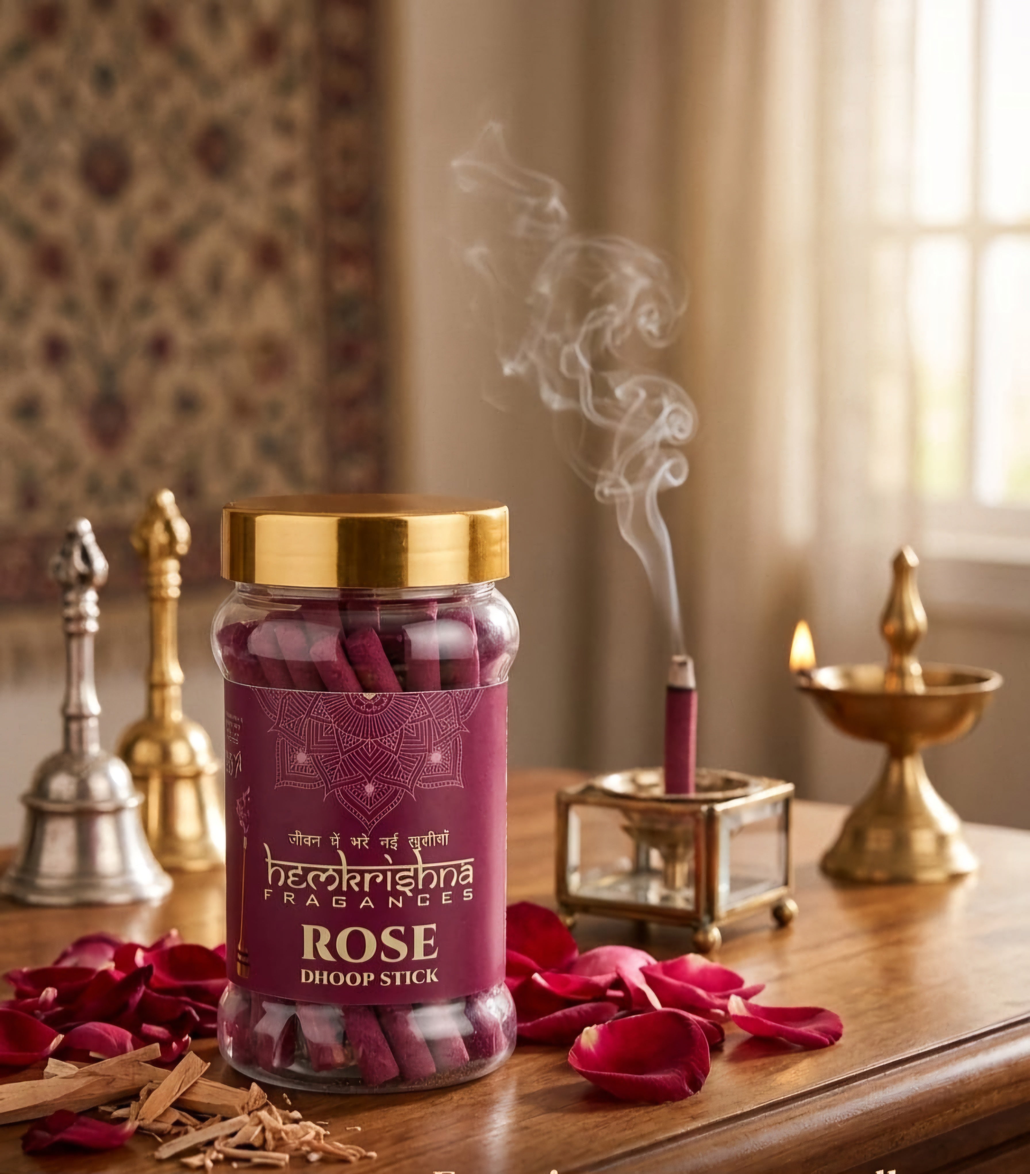 Rose dhoop stick (ગુલાબ ધૂપ સ્ટિક)