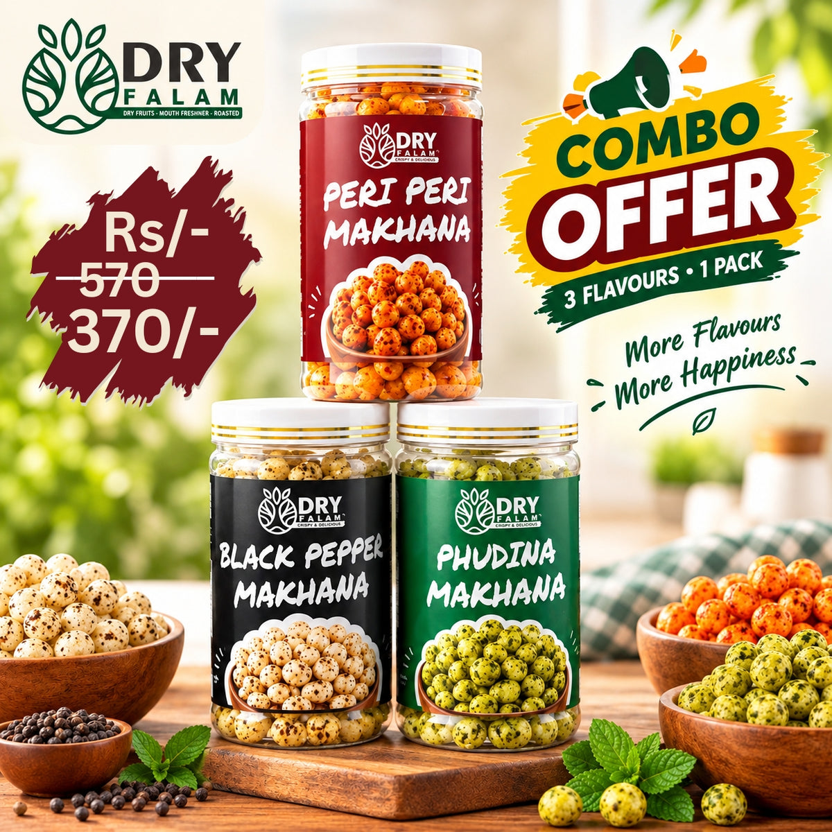 Flavoured Makhana Combo