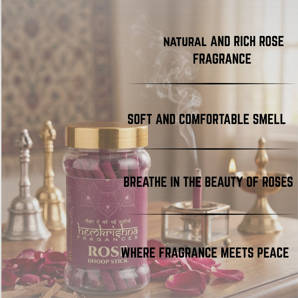 Rose dhoop stick (ગુલાબ ધૂપ સ્ટિક)