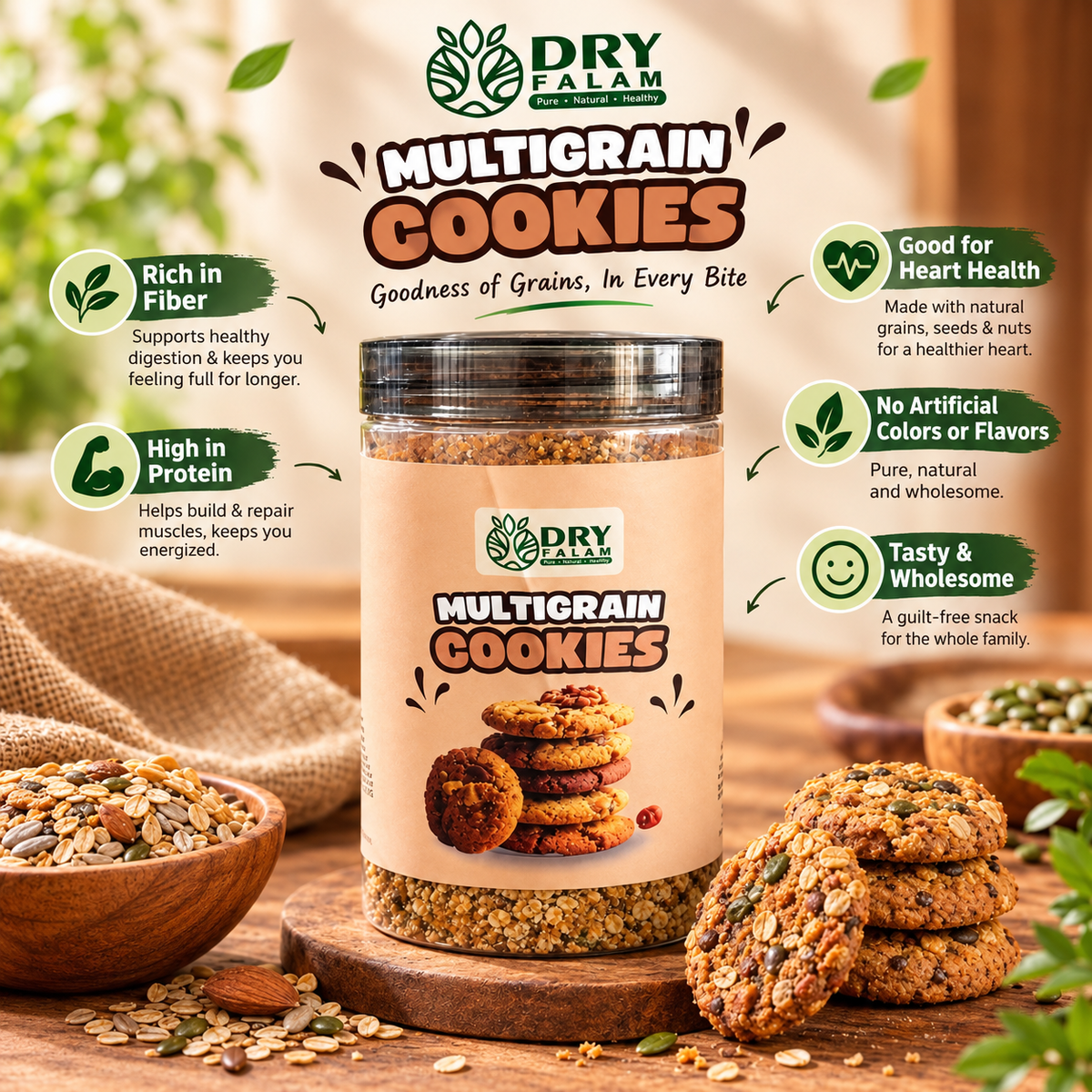 Multigrain Cookies