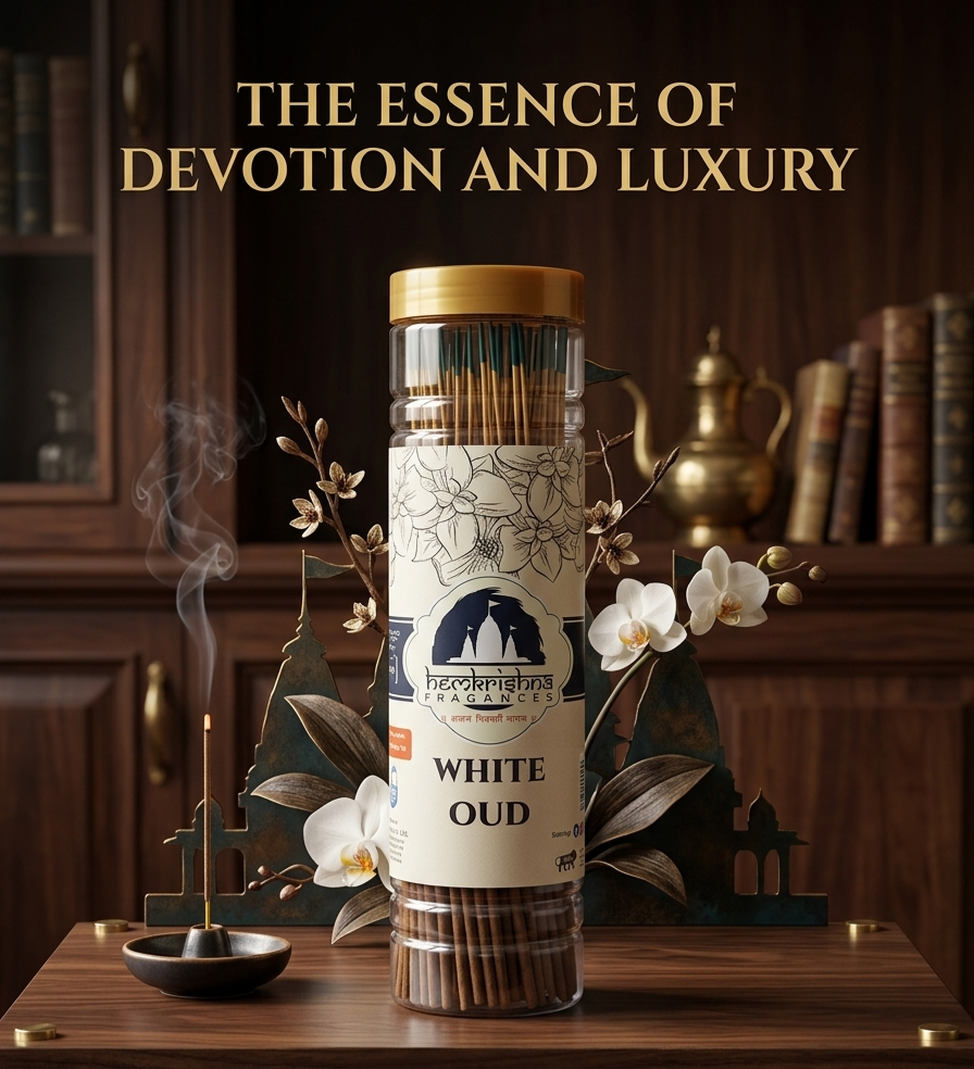 White oud incense stick (વ્હાઇટ ઉદ અગરબત્તી)