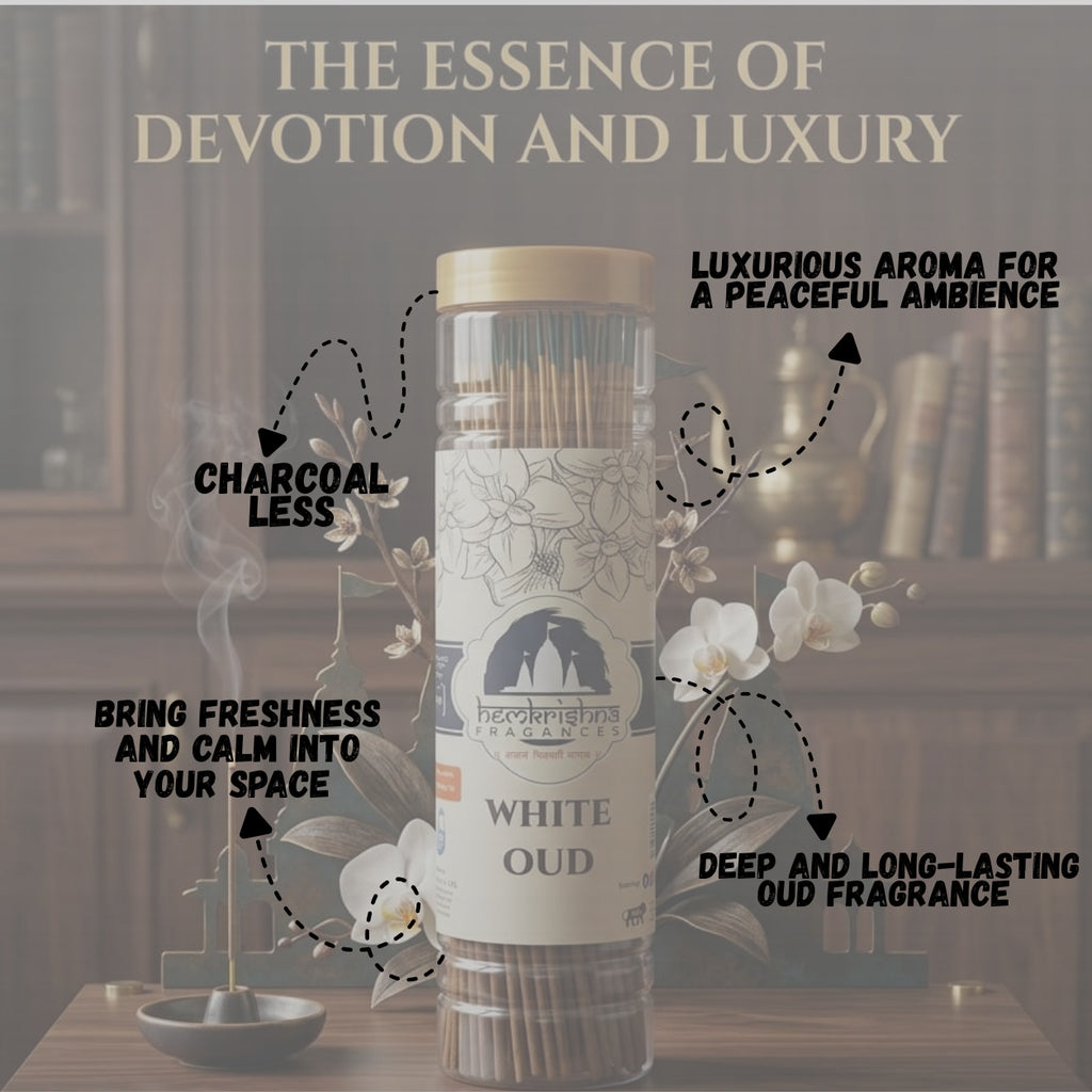 White oud incense stick (વ્હાઇટ ઉદ અગરબત્તી)